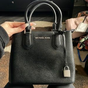 MK black crossbody bag